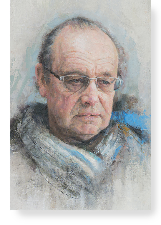 Paul Hawdon. Portrait by Peter Mennim.