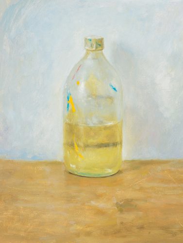 'Linseed Oil'. Oil on board. 12 x 14 inches.