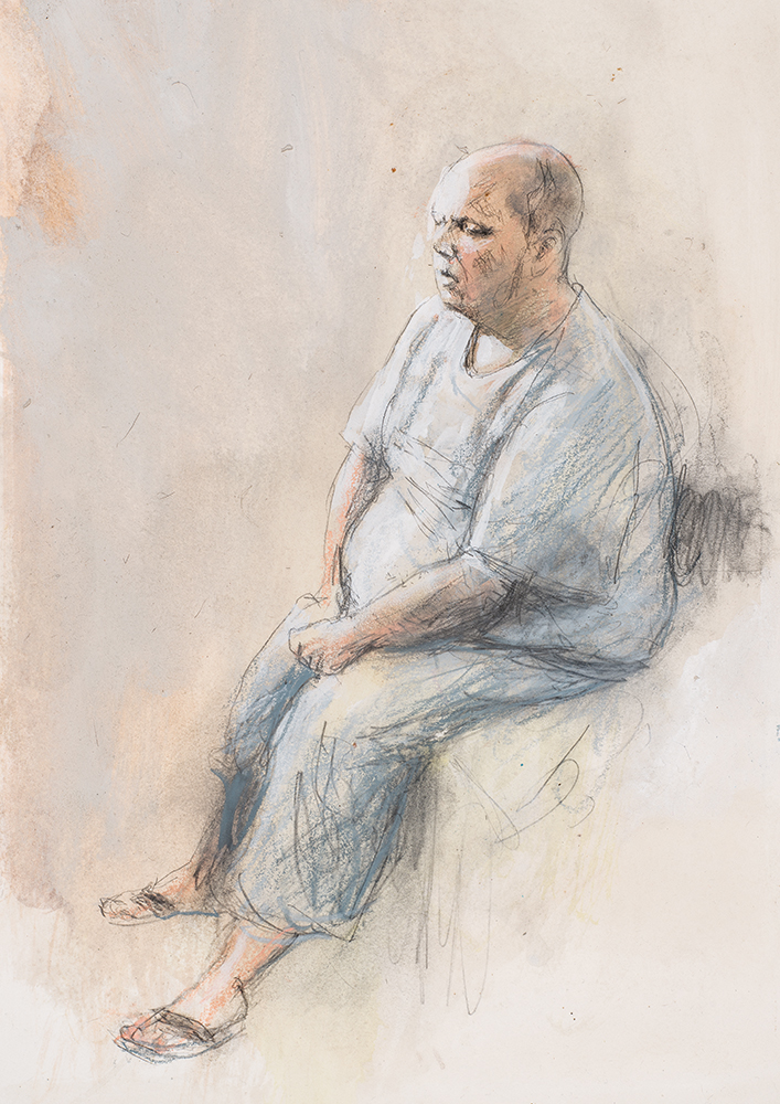 Strawberry Fair sketch by Peter Mennim