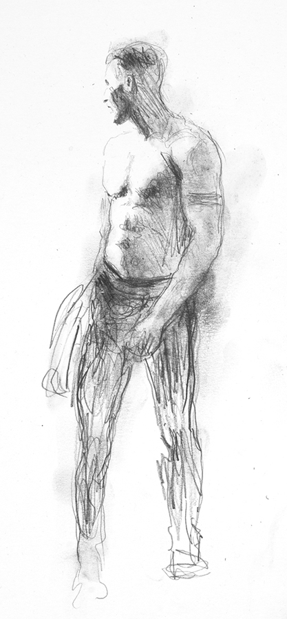 Cambridge Strawberry Fair 8. Drawing by Mennim